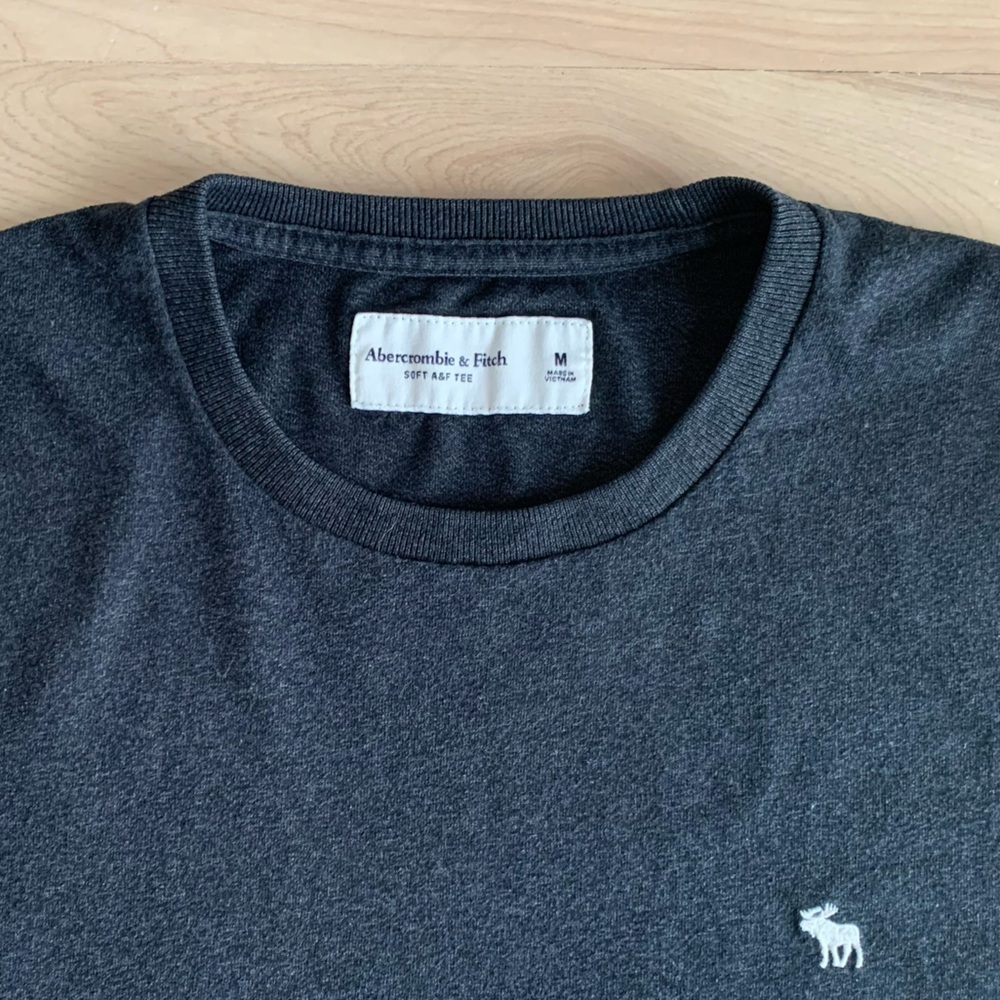 ABERCROMBIE & FITCH - Dark grey Long Sleeve Shirt - Picture 3 of 8